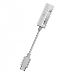 SHANLING UA1 PRO Adaptateur DAC USB-C ES9219C 32bit 384kHz DSD256 80mW 32 Ohm Argent