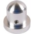 Knob Aluminum D Shaft 18x18mm Ø6mm Silver