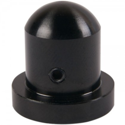 Knob Aluminum D Shaft18×18mm Ø6mm Black