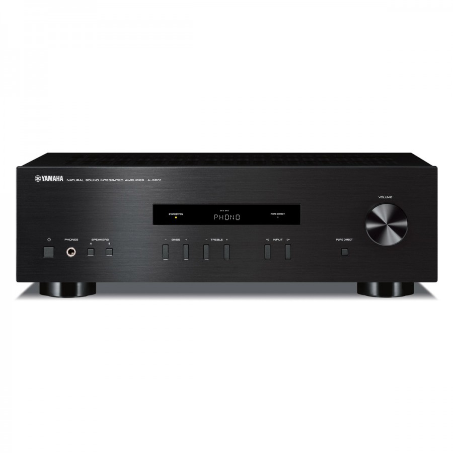 Silver Yamaha A-S201 Integrated Amplifier