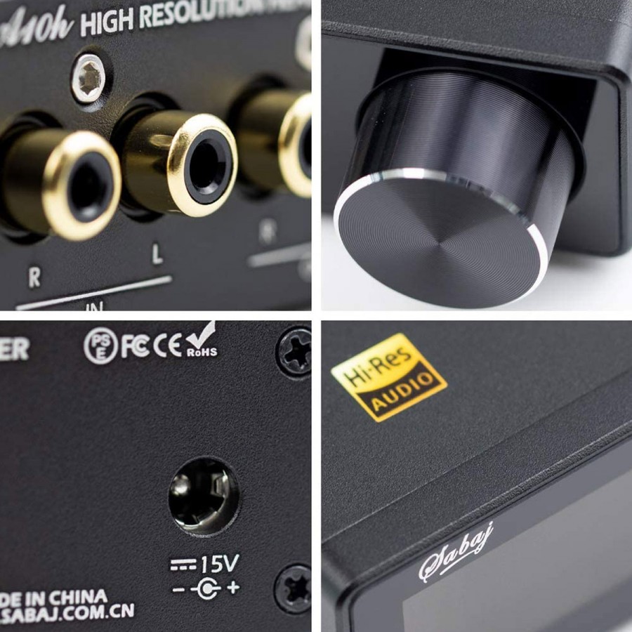 SABAJ A10H Headphone Amplifier Class AB 1W 32 Ohm - Audiophonics
