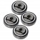 AUDIO BASTION X-PAD REF Speakers Spike Pads Shoes Aluminum Stainless Steel Ø50mm (Set x4)