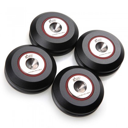 AUDIO BASTION X-PAD REF Speakers Spike Pads Shoes Aluminum Stainless Steel Ø50mm (Set x4)