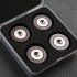 AUDIO BASTION X-PAD PLUS II Contrepointes Aluminium Acier Inoxydable Ø50mm (Set x4)