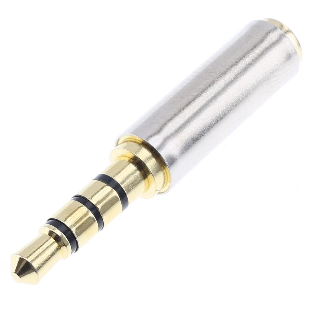 Adapter Female TRRS Jack 2.5mm to Male TRRS Jack 3.5mm Gold Plated