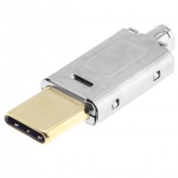 DIY Male USB-C 3.0 Connector Gold Plated