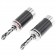 BFA Banana Plugs Rhodium Plated Ø9mm (Pair)