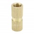 Brass Insert for Wood Thread M5x6x6mm (Unit)