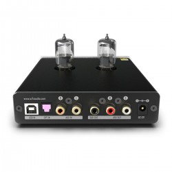 FX-AUDIO TUBE-06 MKII Tube Preamplifier 2x 6N3 DAC ES9018K2M CM6642 Subwoofer 24bit 192kHz Black