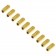 Hexagonal Head Screw Steel BTR M3x6mm Gold (x10)