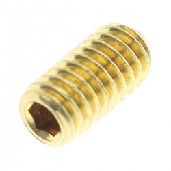 Hexagonal Head Screw Steel BTR M3x6mm Gold (x10)