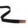JANTZEN AUDIO Copper Foil Cable plat Noir AWG 16 1x1.33mm²