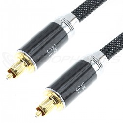 LUDIC AUDIO AESIR Câble Optique Toslink Fibre de Verre 1.5m