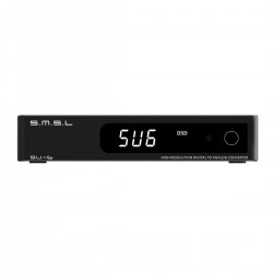 SMSL SU-6 DAC ES9038Q2M XMOS Bluetooth 5.0 aptX HD LDAC 32bit 768kHz DSD512 Noir