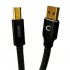 GUSTARD Cable Male USB-A to Male USB-B Silver Plated OFC Copper 1.5m