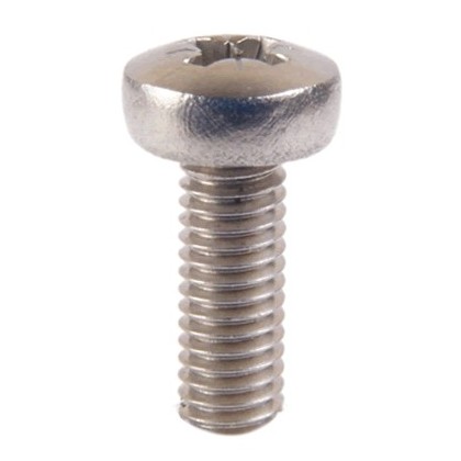 Vis TCBLZ tête bombée INOX A2 cruciforme M3x10mm (x10)