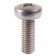 Vis TCBLZ tête bombée INOX A2 cruciforme M3x10mm (x10)