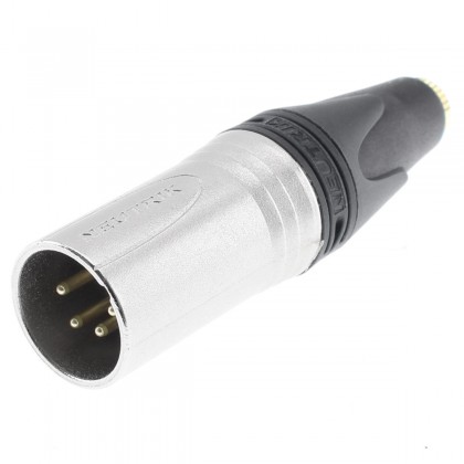 Adaptateur XLR Mâle 4 Pins vers Jack 2.5mm Femelle Plaqué Or