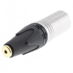 4 Pins Male XLR to Female Jack 2.5mm Adapter Gold Plated