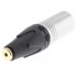 Adaptateur XLR Mâle 4 Pins vers Jack 2.5mm Femelle Plaqué Or