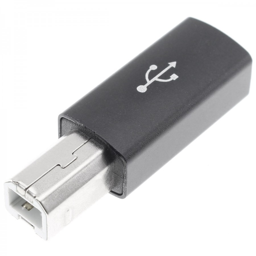 Female USB-C to USB-B Adapter - Audiophonics