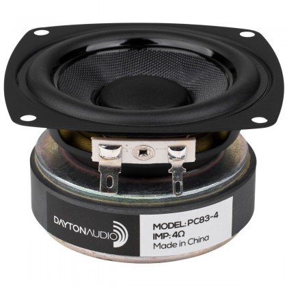 DAYTON AUDIO PC83-4 Speaker Driver Full Range 30W 4Ω 86.8dB 80Hz-20kHz Ø7.6cm