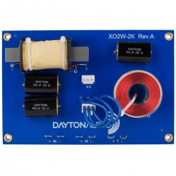 DAYTON AUDIO XO2W-2K 2-Way Speaker Crossover 2000Hz