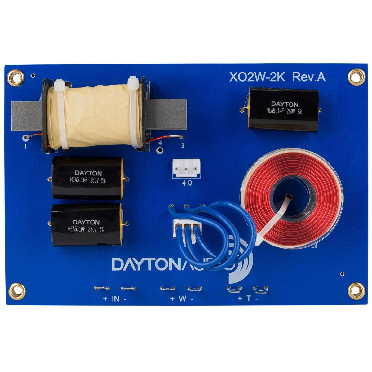 DAYTON AUDIO XO2W-2K Filtre Haut-Parleurs 2 Voies 2000Hz