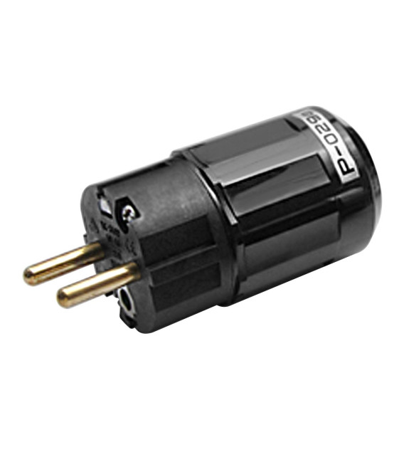 thumbnail image 2 of High Quality Pure Copper P-029 US Power Plug IEC Connector For Audio – Black 2 of 6
