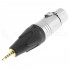 Adaptateur Jack 2.5mm Mâle vers XLR 4 Pins Femelle Neutrik