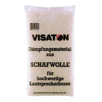 Visaton Lamb's Whool Absorbant pour enceintes 125g