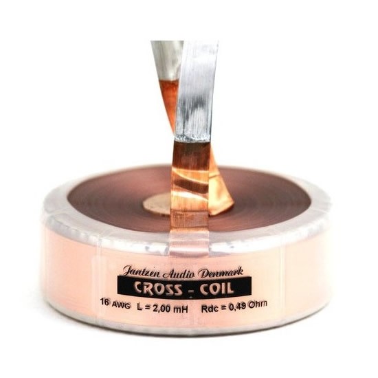 JANTZEN AUDIO CROSS COIL Flat Copper Coil 16AWG 1.7mH