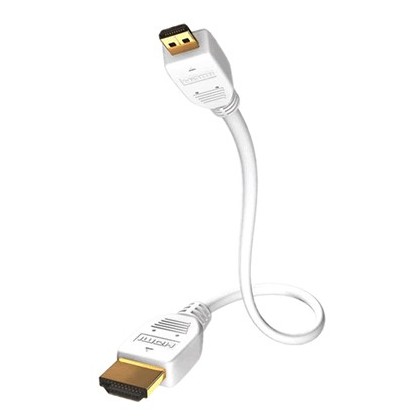 Inakustik Câble micro HDMI vers HDMI High speed OFC 1.5m