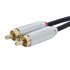 MP3 Modulation Cable JACK 3.5mm - 2 RCA Stereo 0.90m