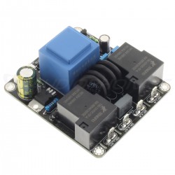 Power on and delay softstart board for amplifier