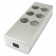 [GRADE B] AUDIOPHONICS MPC6 V2 Boitier Distributeur Secteur Nu 6 Ports Aluminium Argent