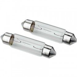 Monacor PL-2418 Ampoules navettes 18W 24V (x2)