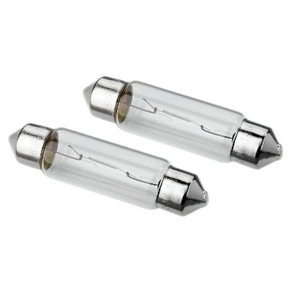 Monacor PL-2418 Ampoules navettes 18W 24V (x2)