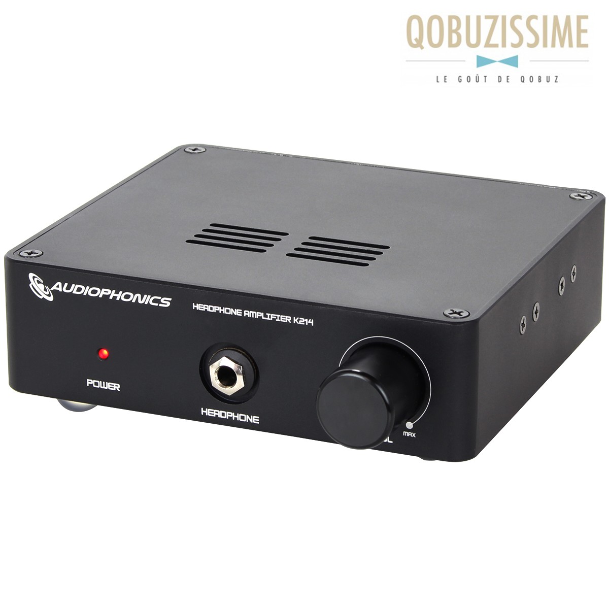 [GRADE S] AUDIOPHONICS K214 Ampli Casque stéréo Class-A MOSFET 250mW 16 Ohm Noir
