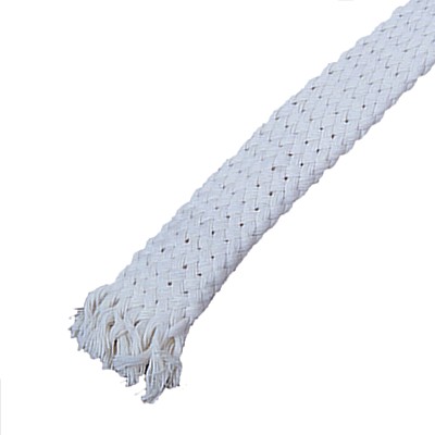 Sheath Natural cotton for cable Ø 18 - 25mm White