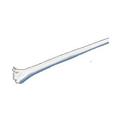 Sheath Natural cotton for cable Ø 5-6 mm White
