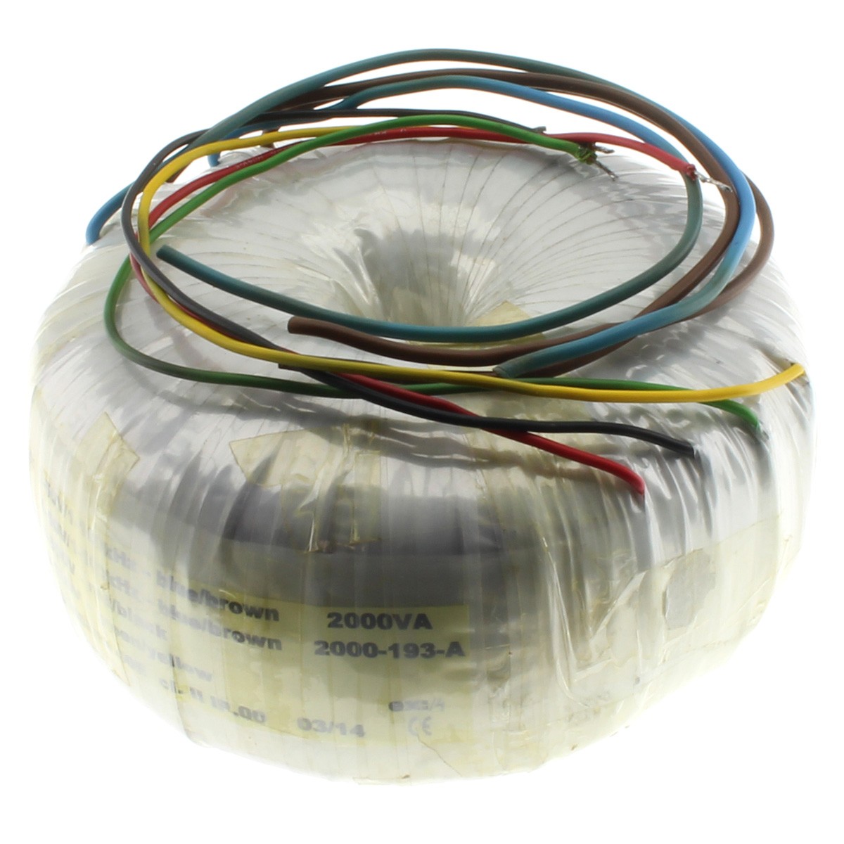 [GRADE S] High Frequency Toroidal Transformer 2000VA 2x500V 2A