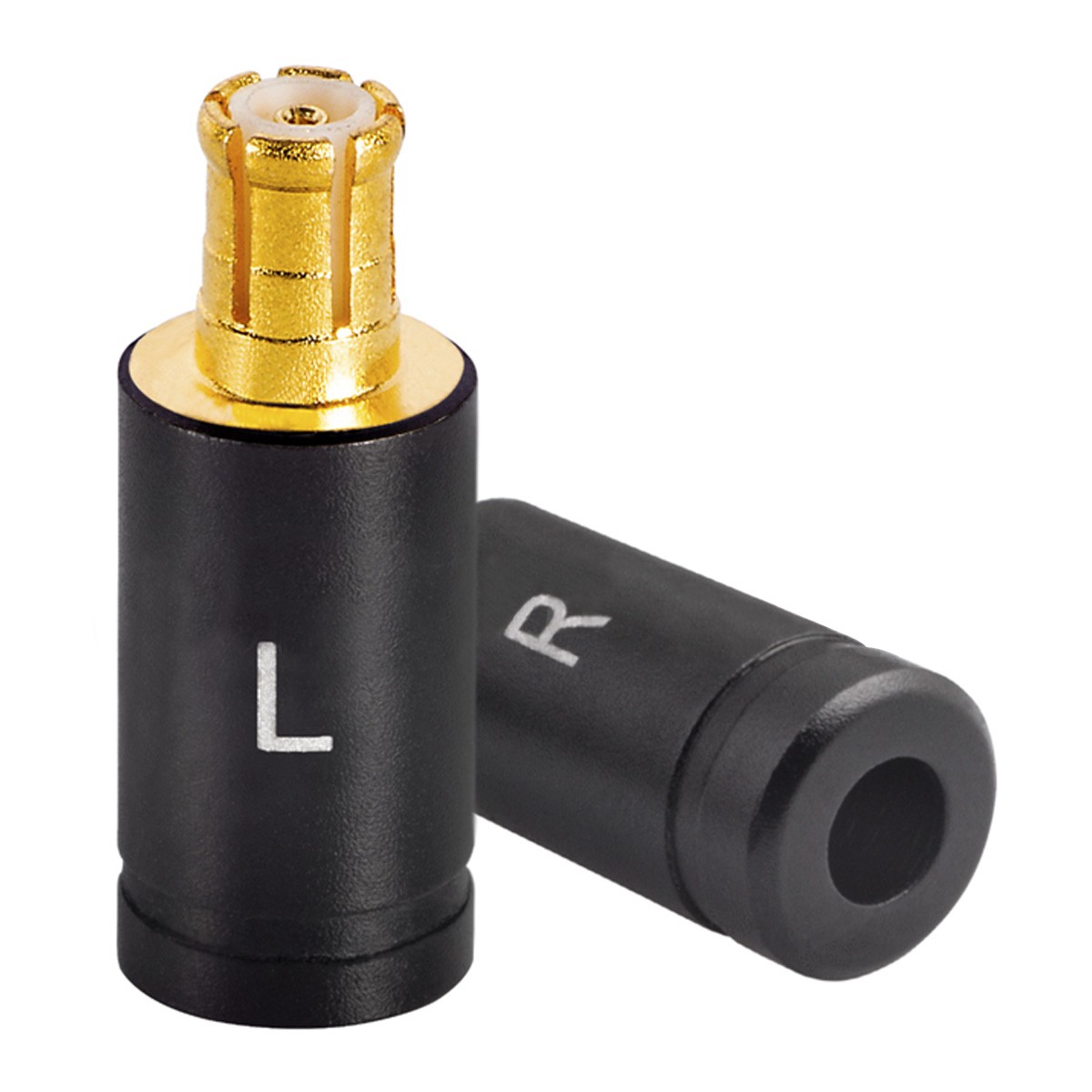 A2DC Connector Gold Plated Ø3mm Black (Pair)