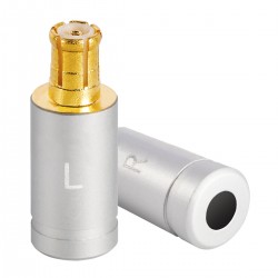 A2DC Connector Gold Plated Ø3mm Silver (Pair)
