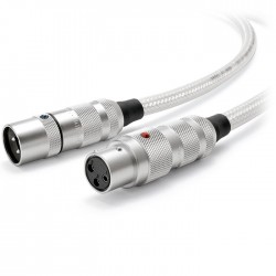 OYAIDE AR-910 Câble Modulation XLR Argent Pur 5N 0.70m (la paire)