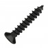 Cruciform Countersunk Head Wood Screws M3x5mm Carbon Steel Black (x10)