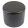 Bouton aluminium 25mm Noir PGA-8CH Axe cranté Ø 6.0mm