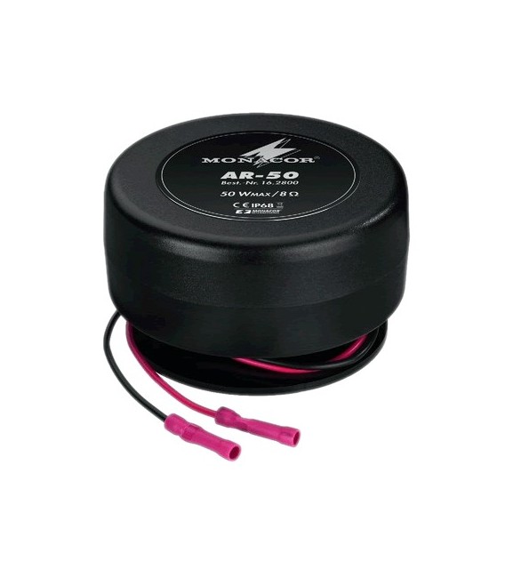 MONACOR AR-50 Haut-Parleur Vibreur Exciter Étanche 50W 8 Ohm Ø9cm ...