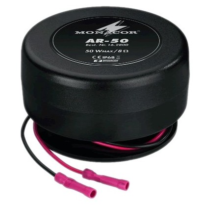 Monacor AR-50 Haut parleur vibreur étanche 8 Ohm