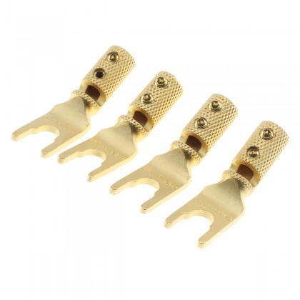 Spades Gold Plated Ø5mm (Set x4)